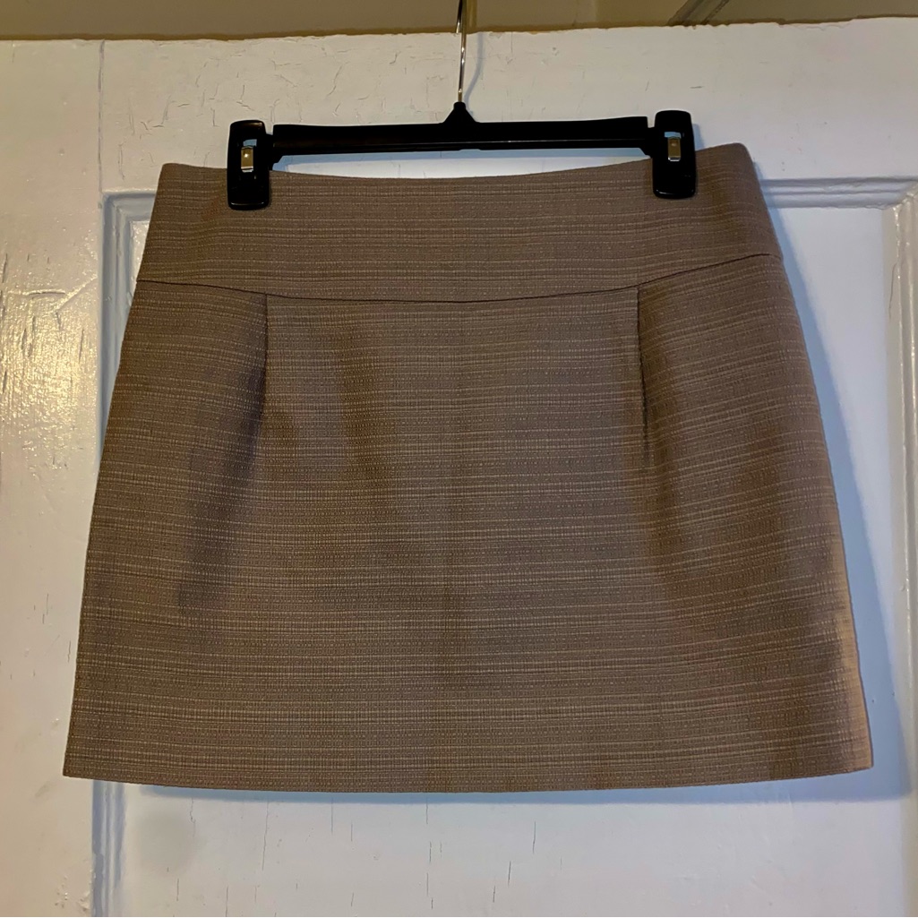 J. Crew Gray Mini Skirt